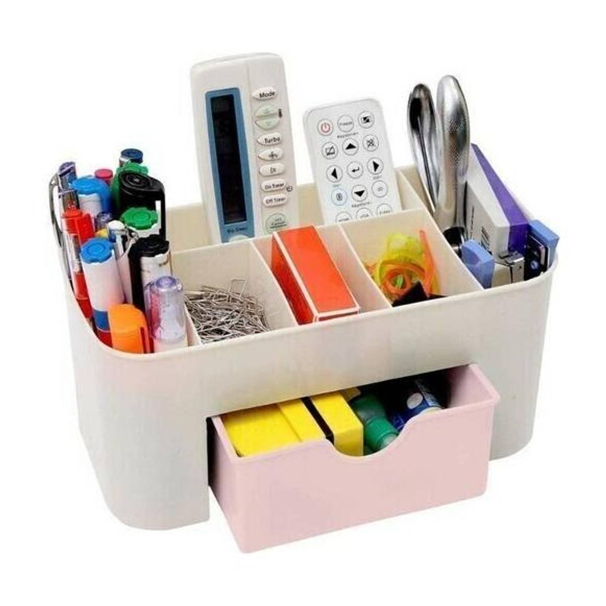 JIGSHTIAL 7 Compartments Plastic Organizer For Pen,Pencil — photo 6