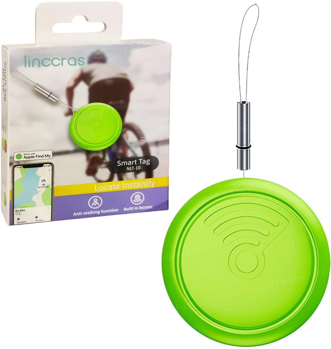 FunBlast Anti-Lost Smart Tag for , Find My Compatible Smart Tag, Bluetooth Location Smart Tracker — photo 6