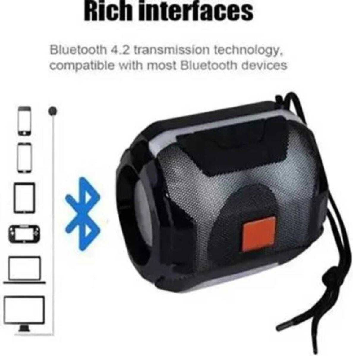 Ovista Portable Wireless Bluetooth Speaker | BT 4.2 | USB, TF Card#155 5 W Bluetooth Home Audio Speaker — photo 3