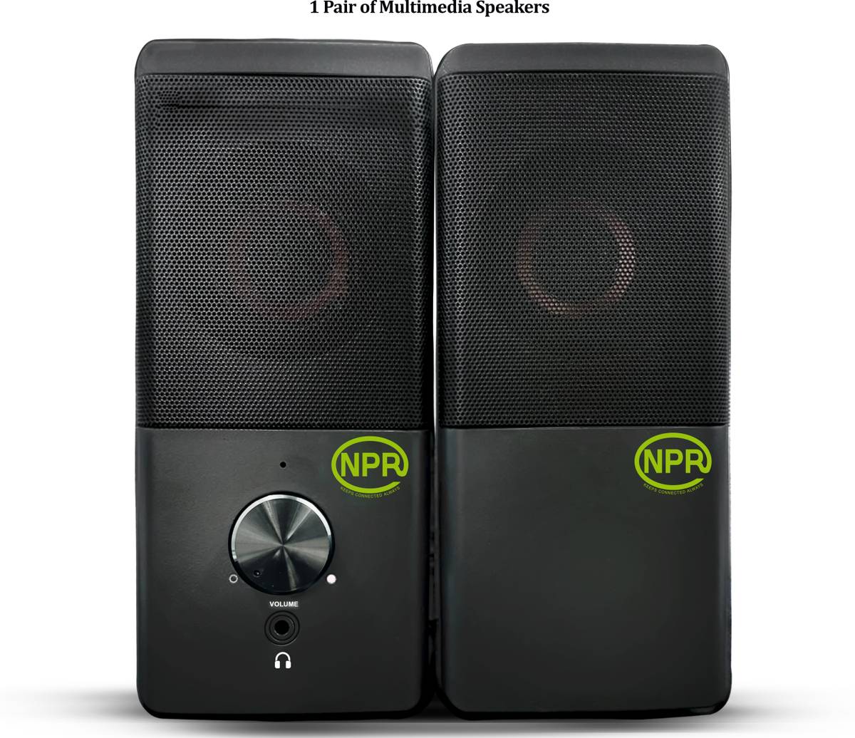 NPR 2.0 Multimedia PC Speakers, USB Powered with 3.5mm Audio & Headphone Jack 6 W Laptop/Desktop Speaker — photo 6