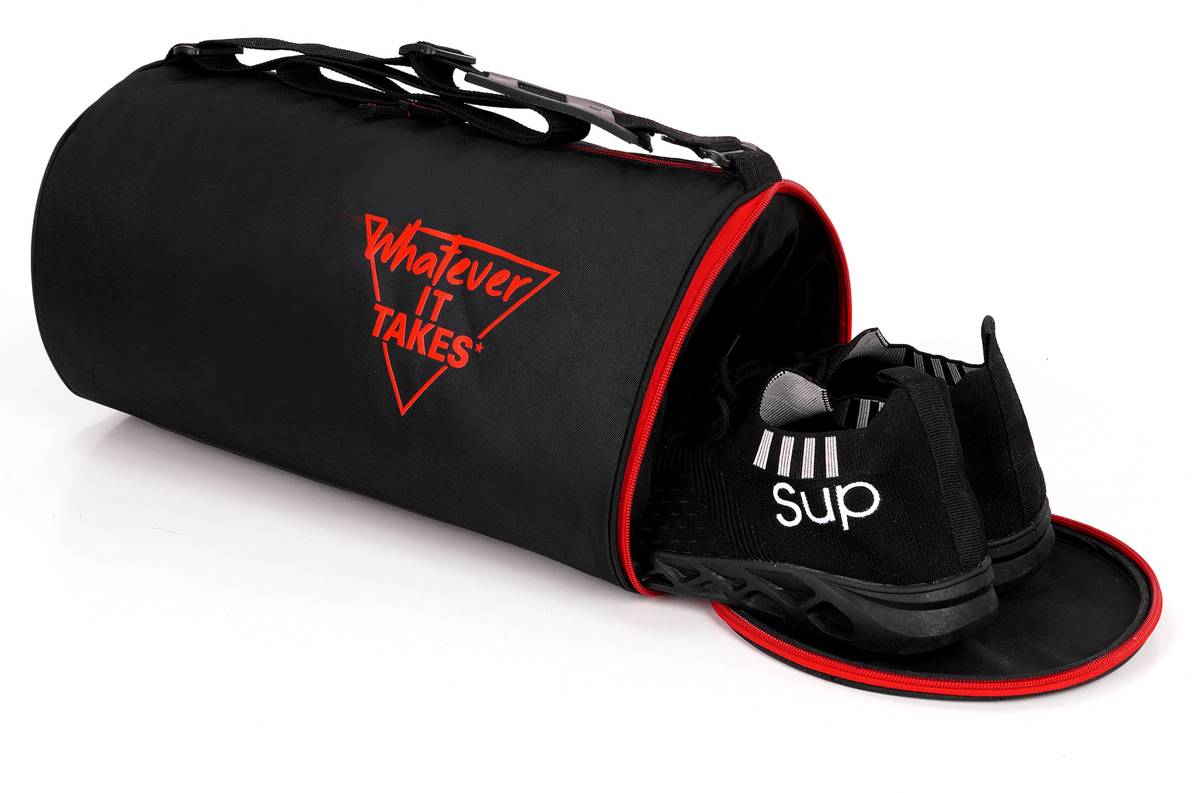 SR Collection (Expandable) Portable Gym Bag with Shoe Compartment Gym Duffel Bag — photo 6
