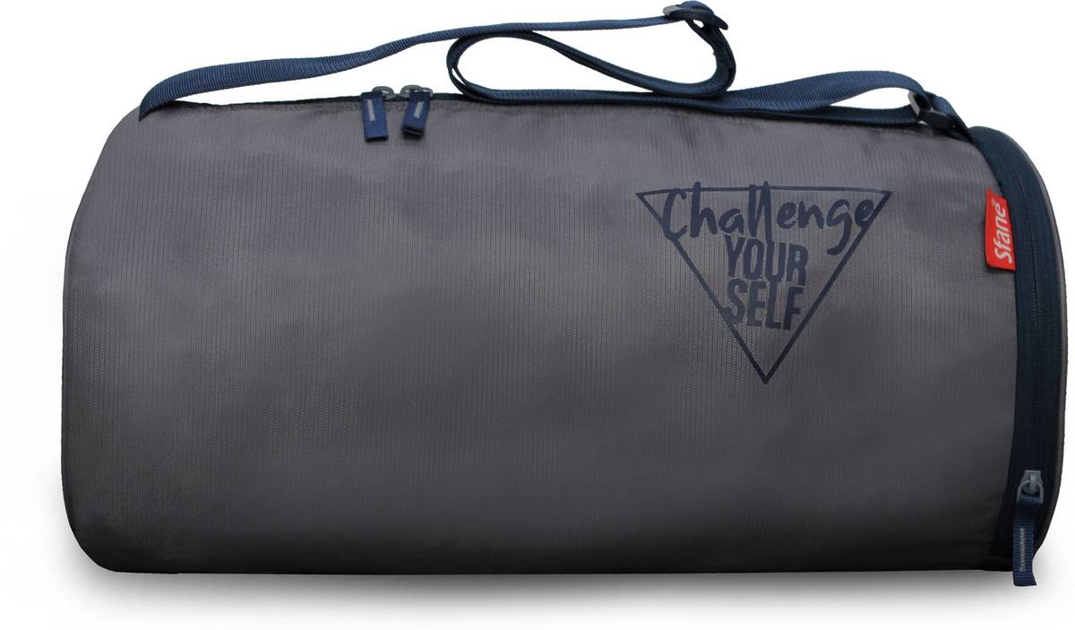 Men & Women Challenge Grey Gym Bags , Sports Duffle Bag. — photo 6
