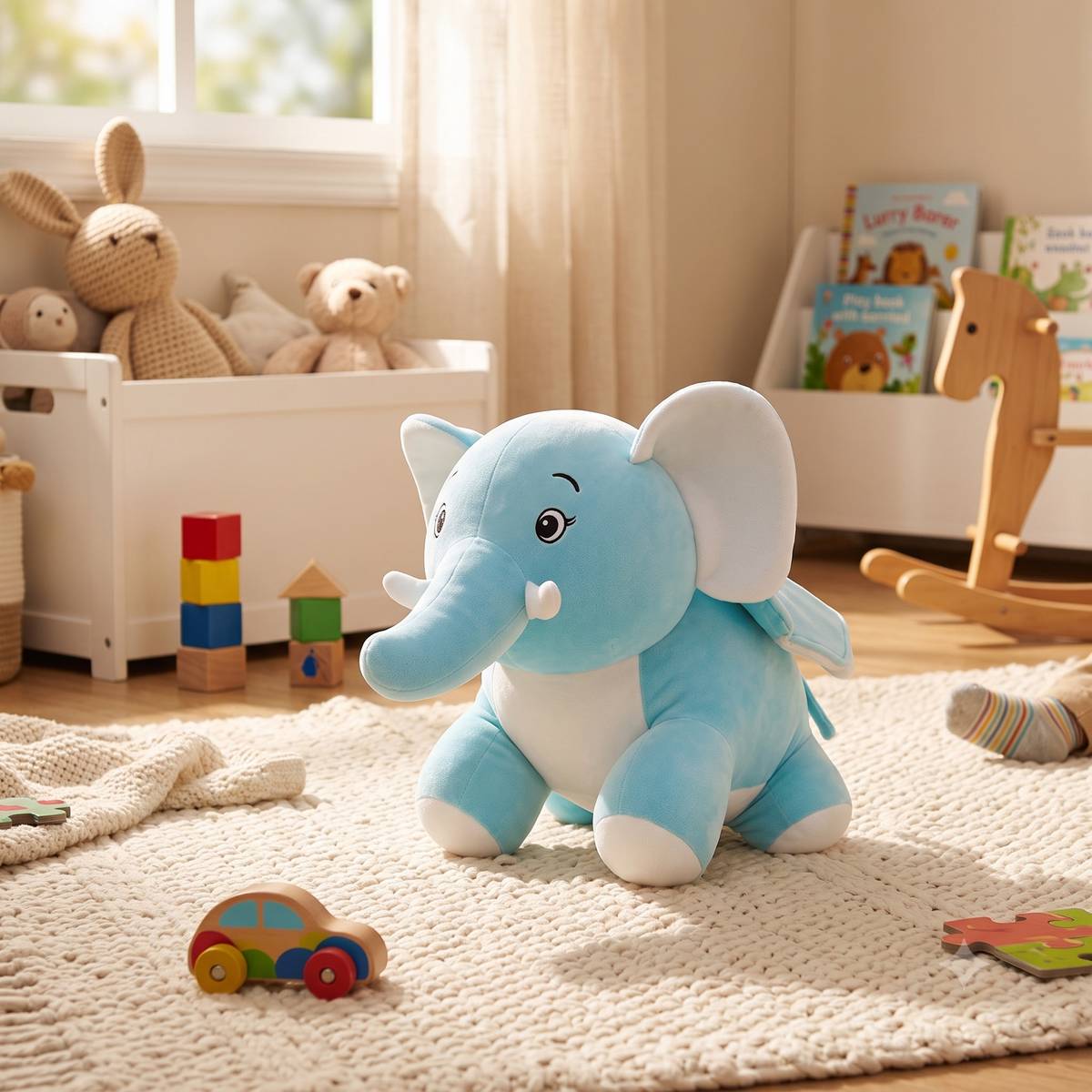 Flying Elephant soft Toy  - 25 cm — photo 6