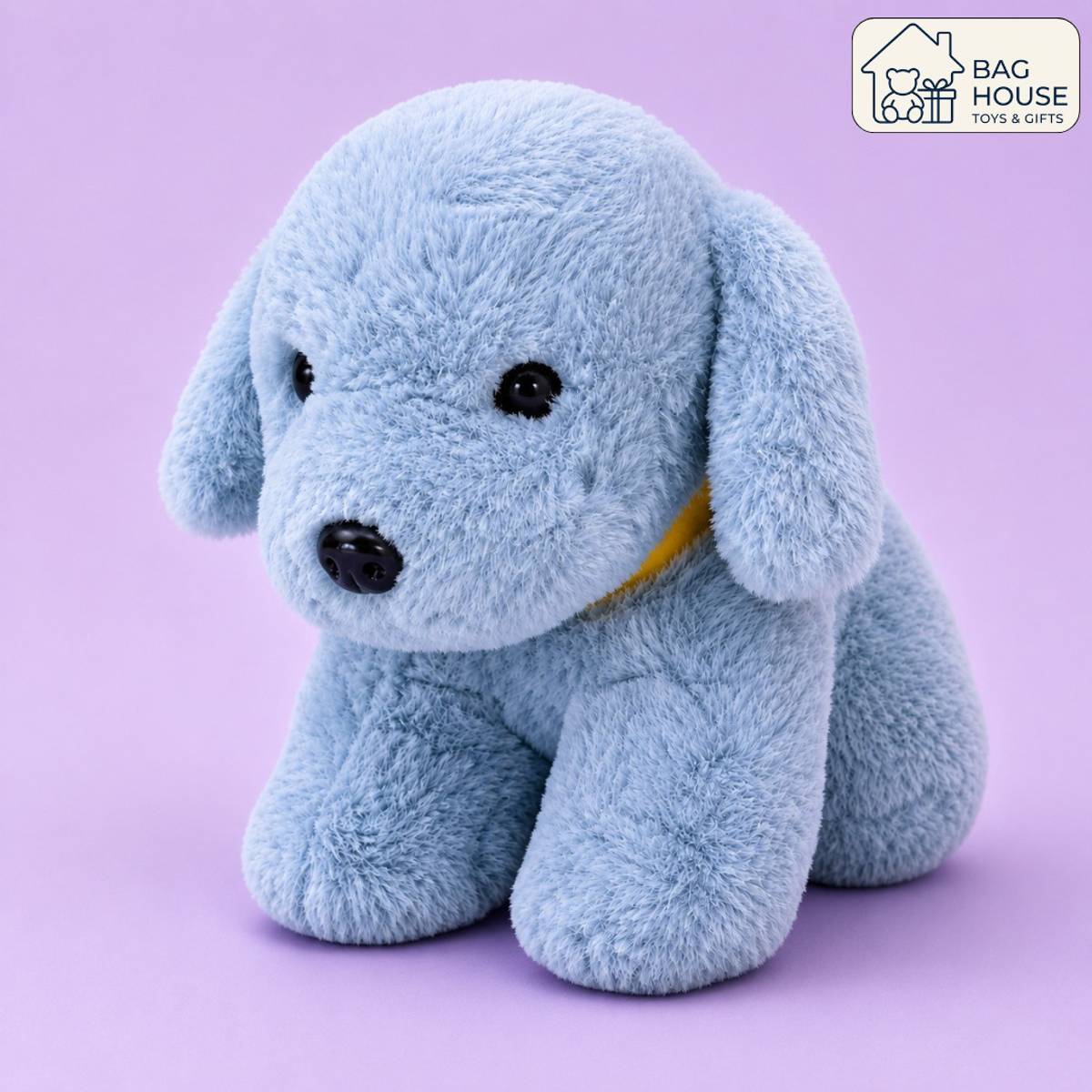 Bag House Cute 22cm Puffy Dog for Kids with Extra Soft Cotton Fabric  - 22 cm — photo 6
