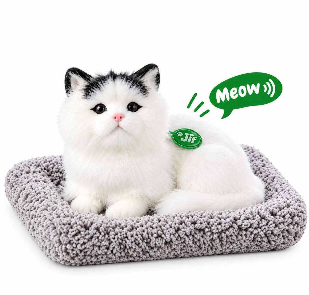 TTW Cute Cat Plush Toy with Meow Sound, Gift for Kids, Pet Toy for Boys & Girls  - 6 cm — photo 6