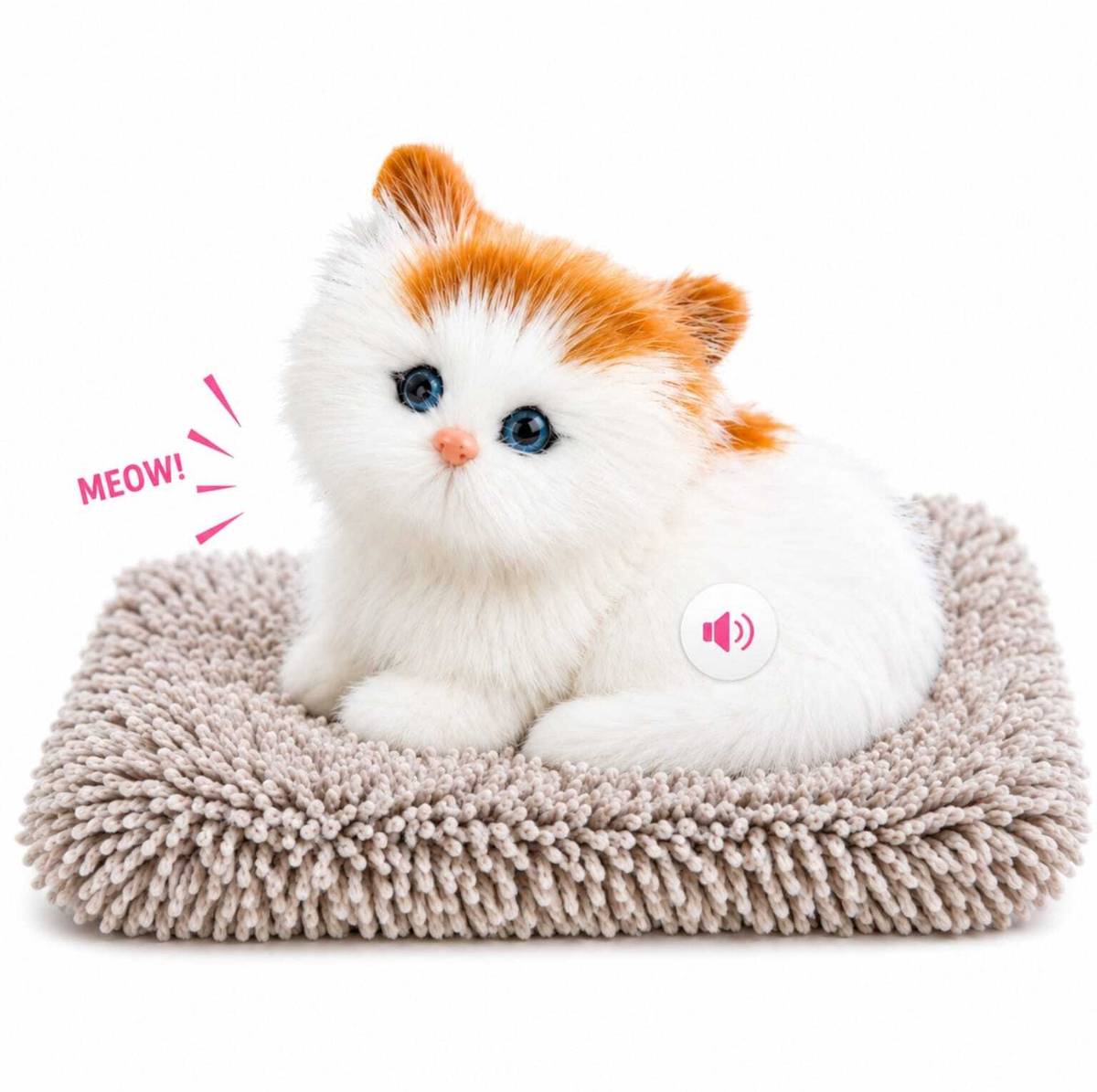 TTW Cute Cat Plushy Toy with Meow Sound, Gift for Kids, Pet Toy for Boys & Girls  - 6 cm — photo 6