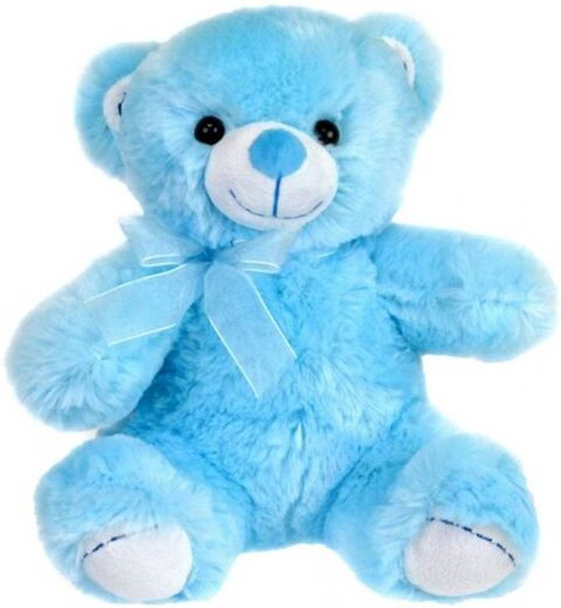 Blue Teddy Stuffed Super Soft Plush toy Animal for Kid Girls/Boys  - 21 cm — photo 2