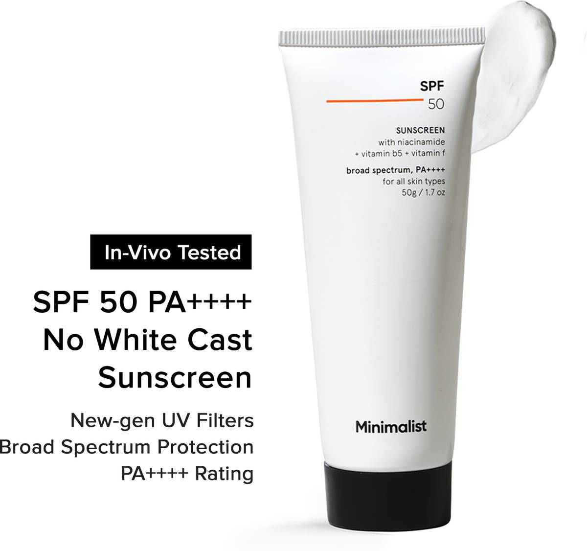 Minimalist Sunscreen - SPF 50 PA++++ SPF 50 PA++++ Sunscreen for Men & Women | Niacinamide Sun Cream for Oily Skin — photo 6