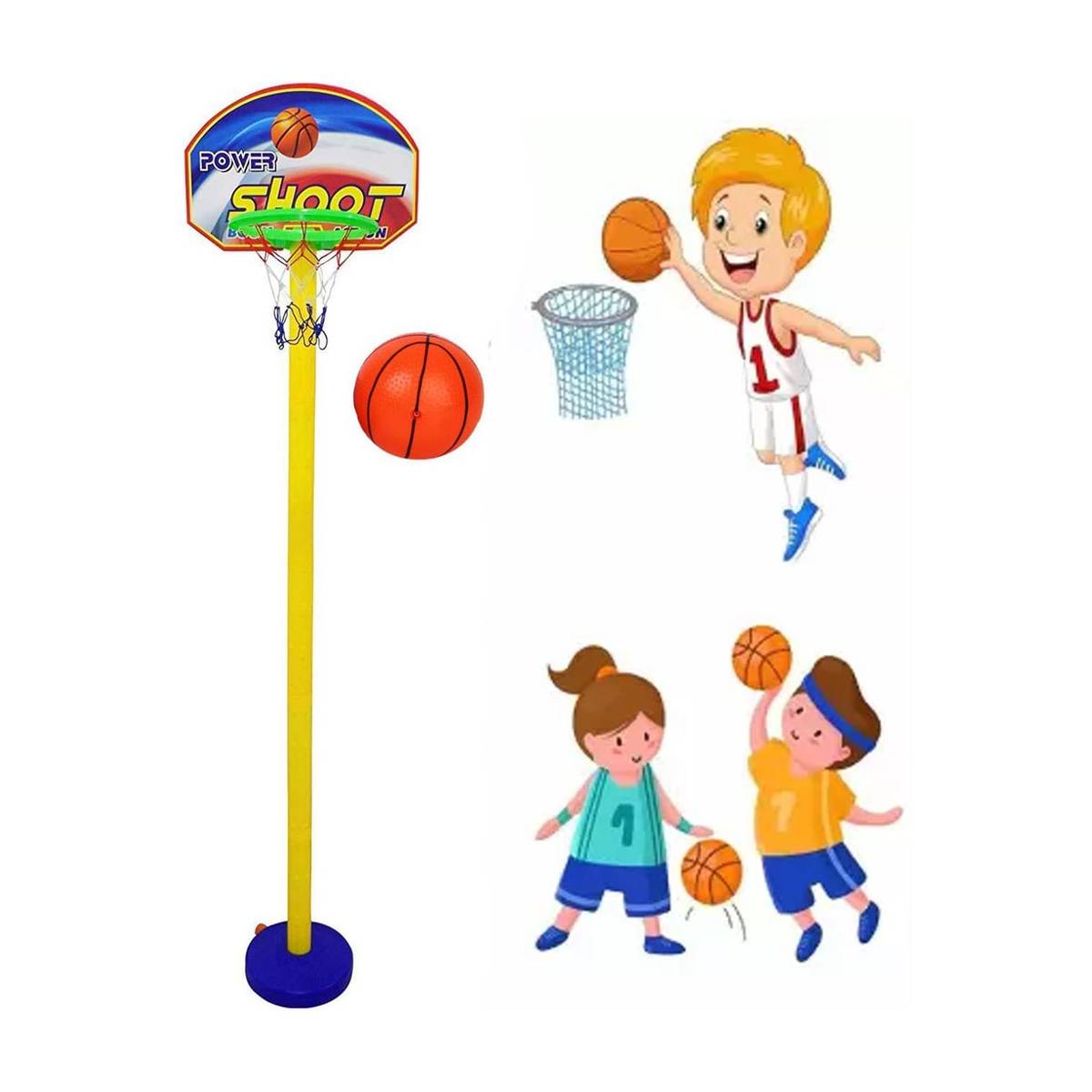Synlark Basket Ball for Kids, Indoor and Outdoor Game Basketball Net with Ring Best Return Gift Item for Kids (Multicolor) Basketball — photo 6