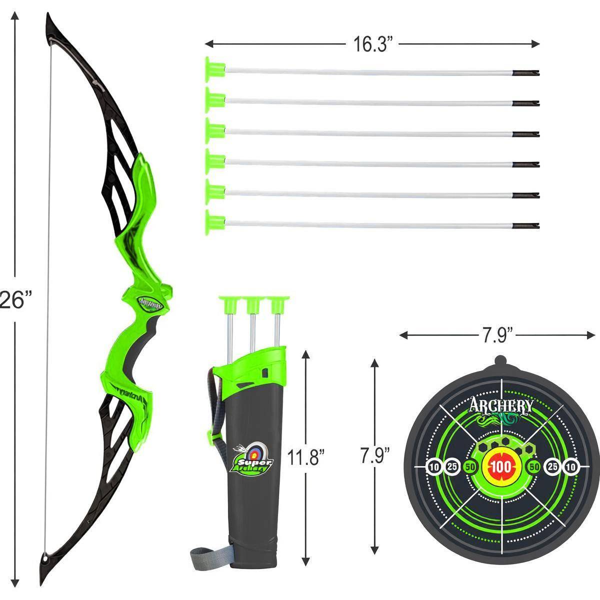 Planet of Toys Heavy Duty Bow Arrow Set for Kids Age 5 -12 Years Outdoor Target Game Archery Archery — photo 6
