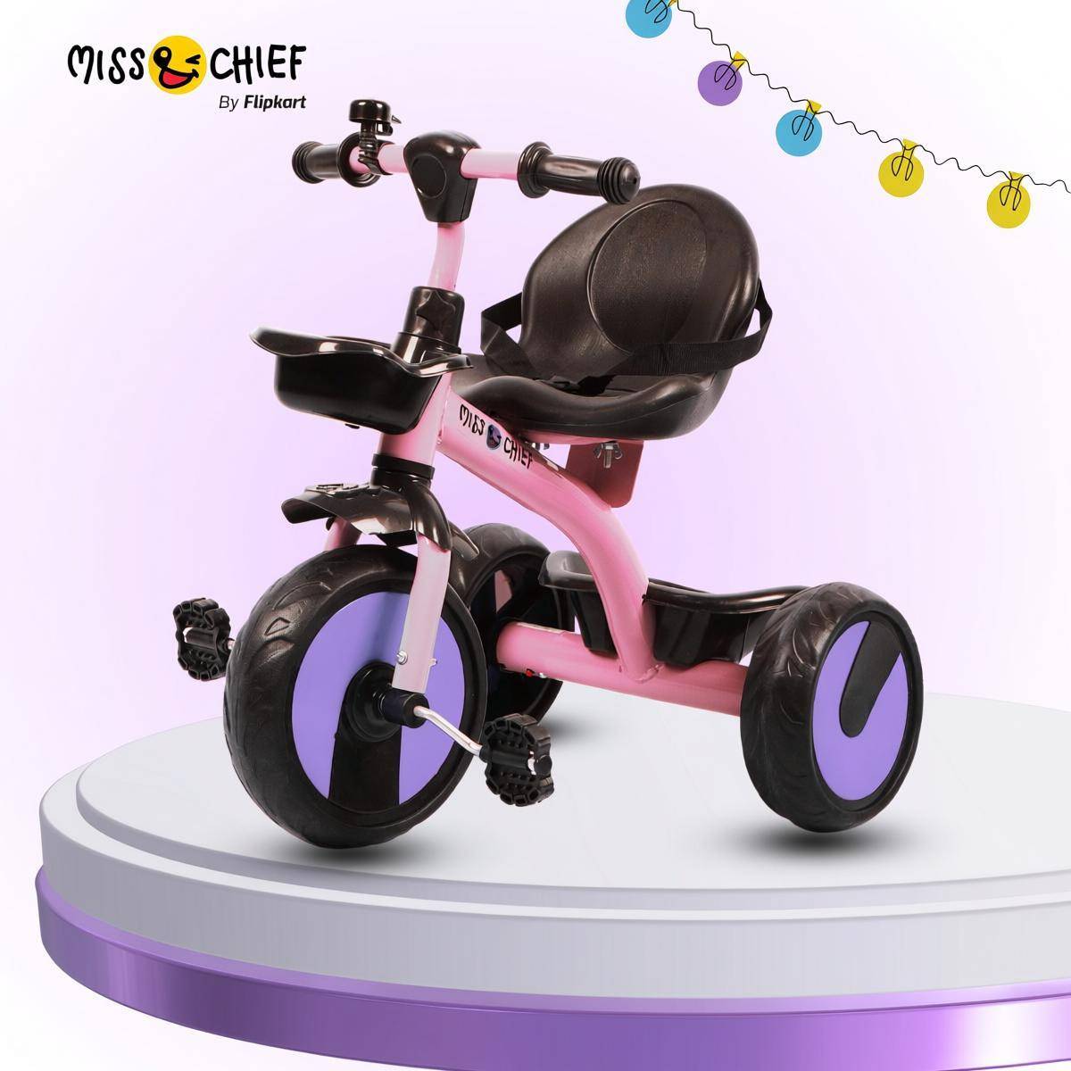 Miss & Chief Pixi Baby Tricycle Sturdy and Safe for Kids with storage baskets (Ages 2-5yrs) Tricycle — photo 6