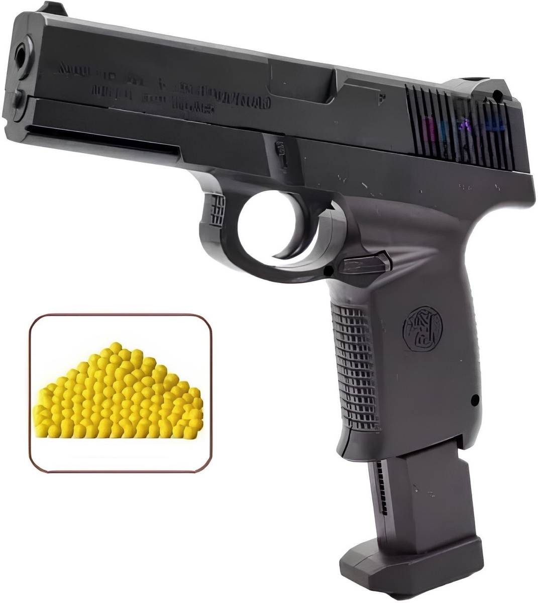 Mouser Pistol Toy Shooting Big Gun for Kids Age 12+ (with 120 Plastic Bullets) | Guns & Darts — photo 6