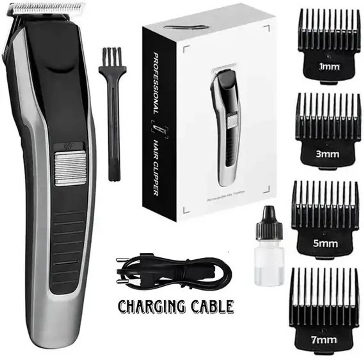 FABUNIK 538 Professional Rechargeable Hair Trimmer Electric Hair Clipper, Razor Trimmer  Shaver For Men — photo 6
