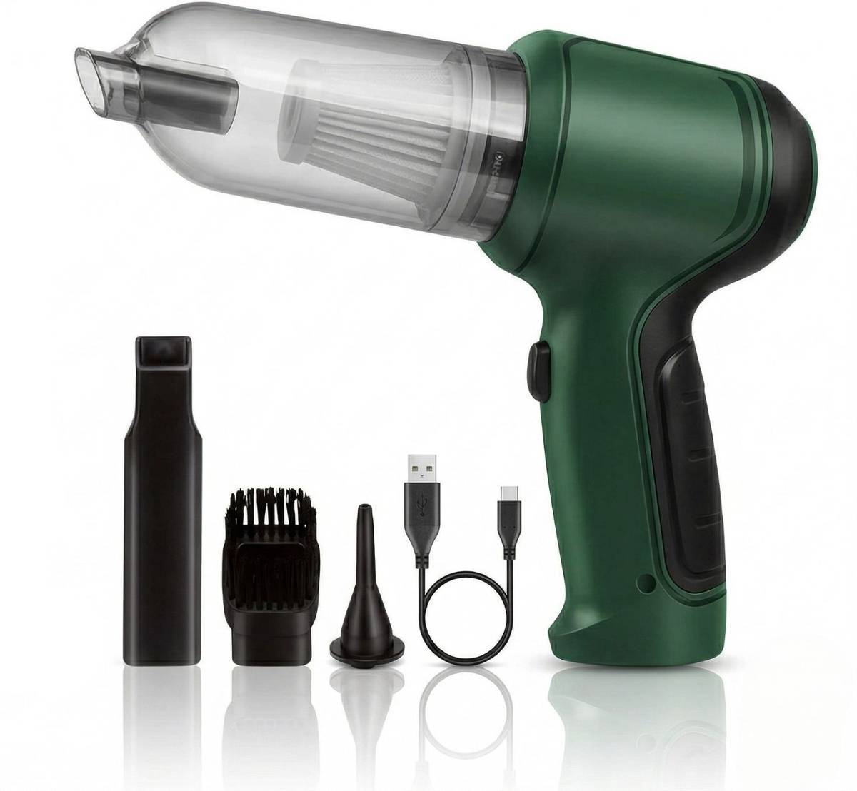BAWALY Wireless Handheld Heavy 9000Pa Suction With Air Blower For Home,Office,Window Car Vacuum Cleaner — photo 6