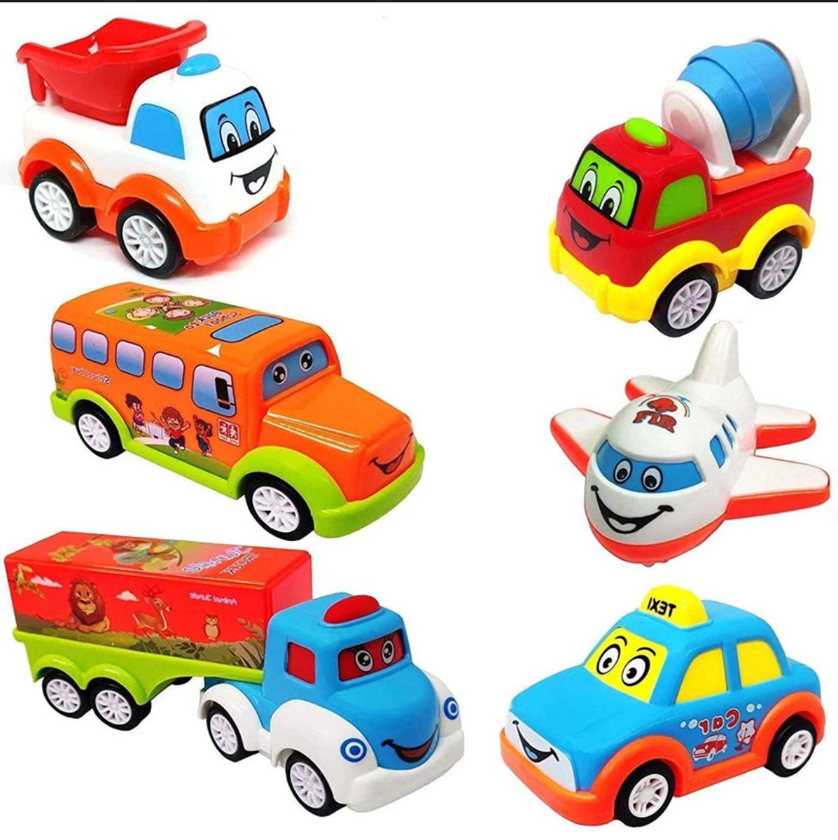 weegly Unbreakable Pull Back Vehicles| Push and Go Crawling Toy for Kids — photo 2