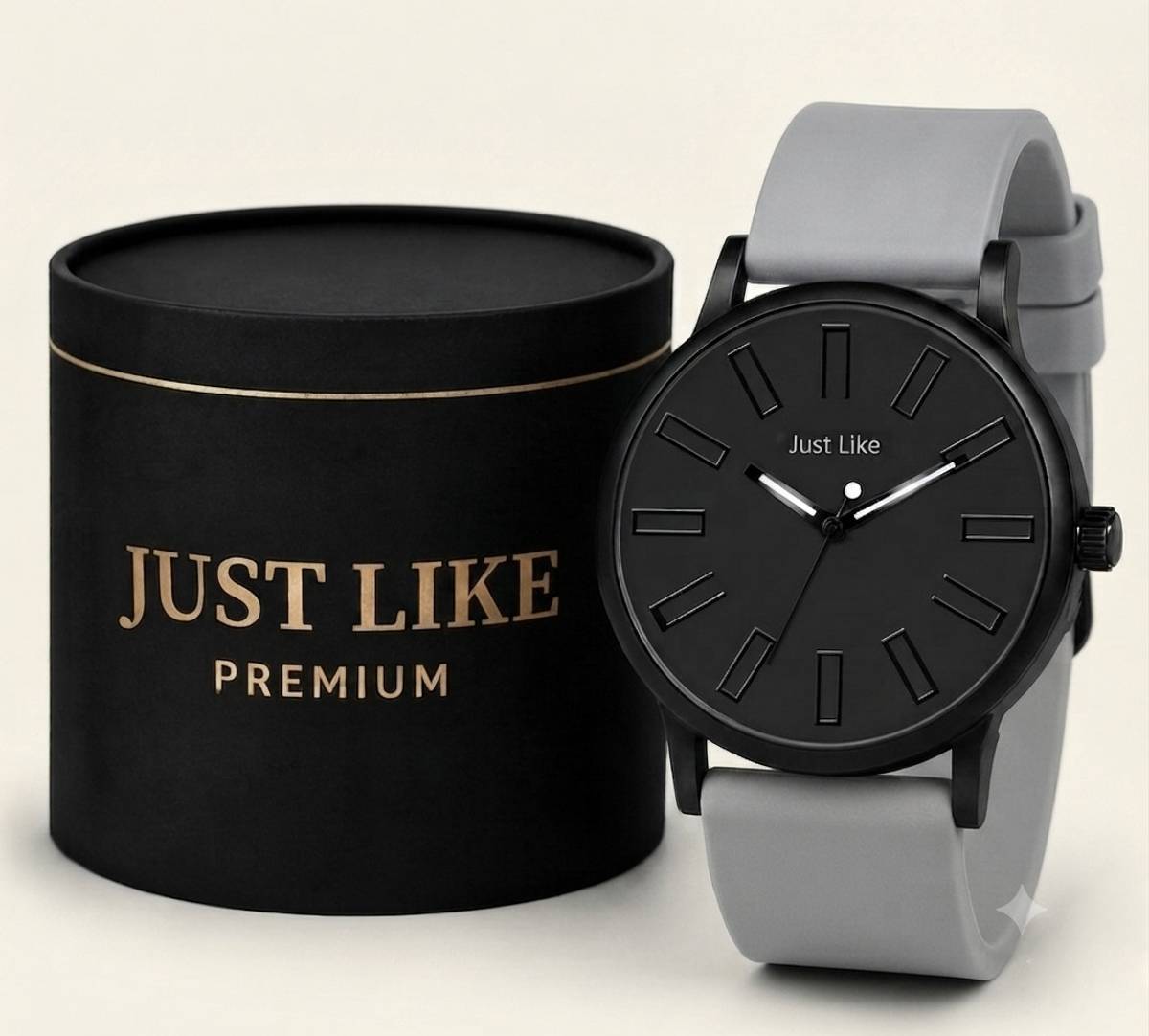 just like Stylish Dial Slim Case Rubbers Strap Wrist Analog Men Watch Analog Watch  - For Men — photo 6