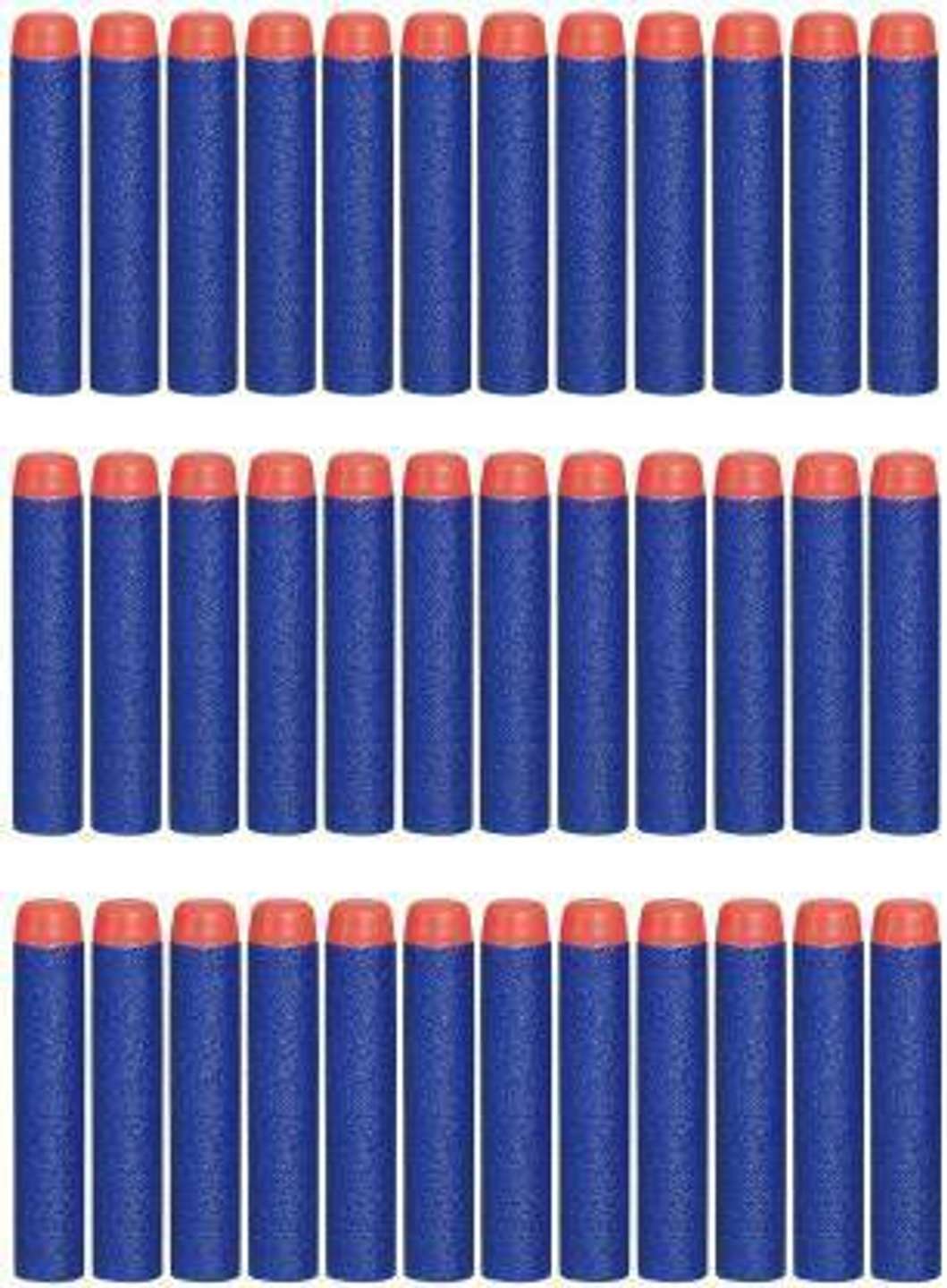 SHOPOWARE 30 Pcs Bullet Foam Dart Bullets for Nerf NStrike Elite Guns