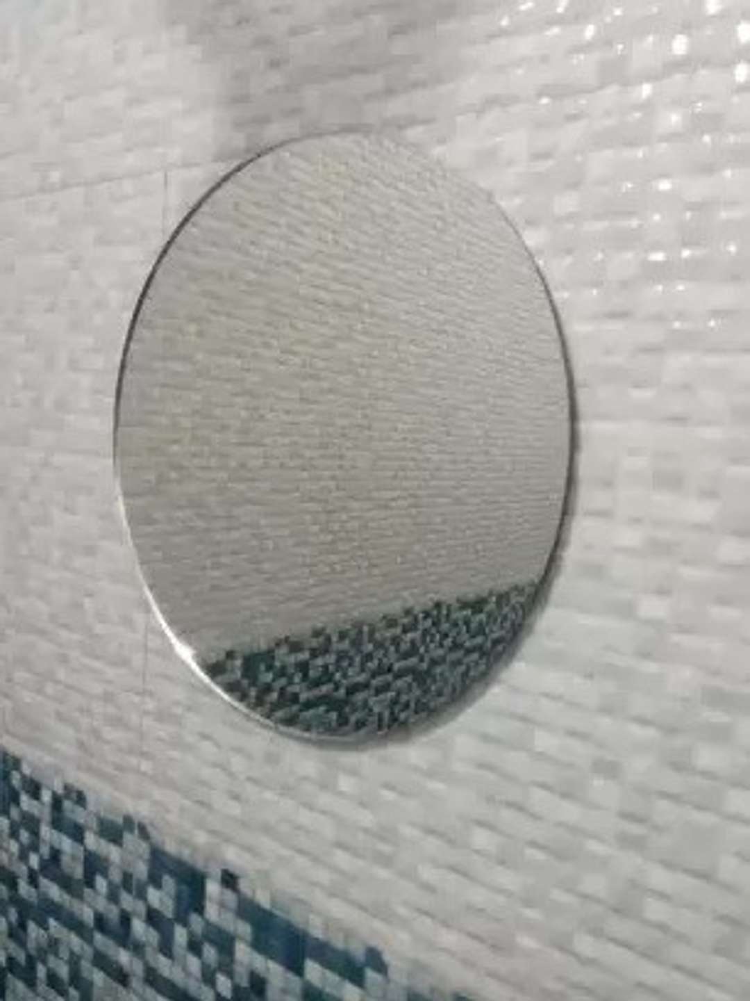 No Drilling Need To Fix The Mirror, Easy Stick Mirror, Bathroom Mirror