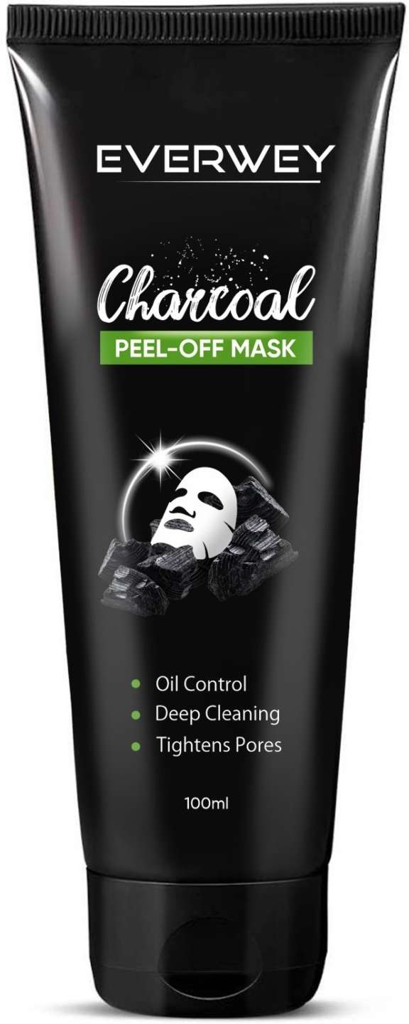 Everwey Charcoal Deep Cleansing Peel Off Face Mask (100 ml)