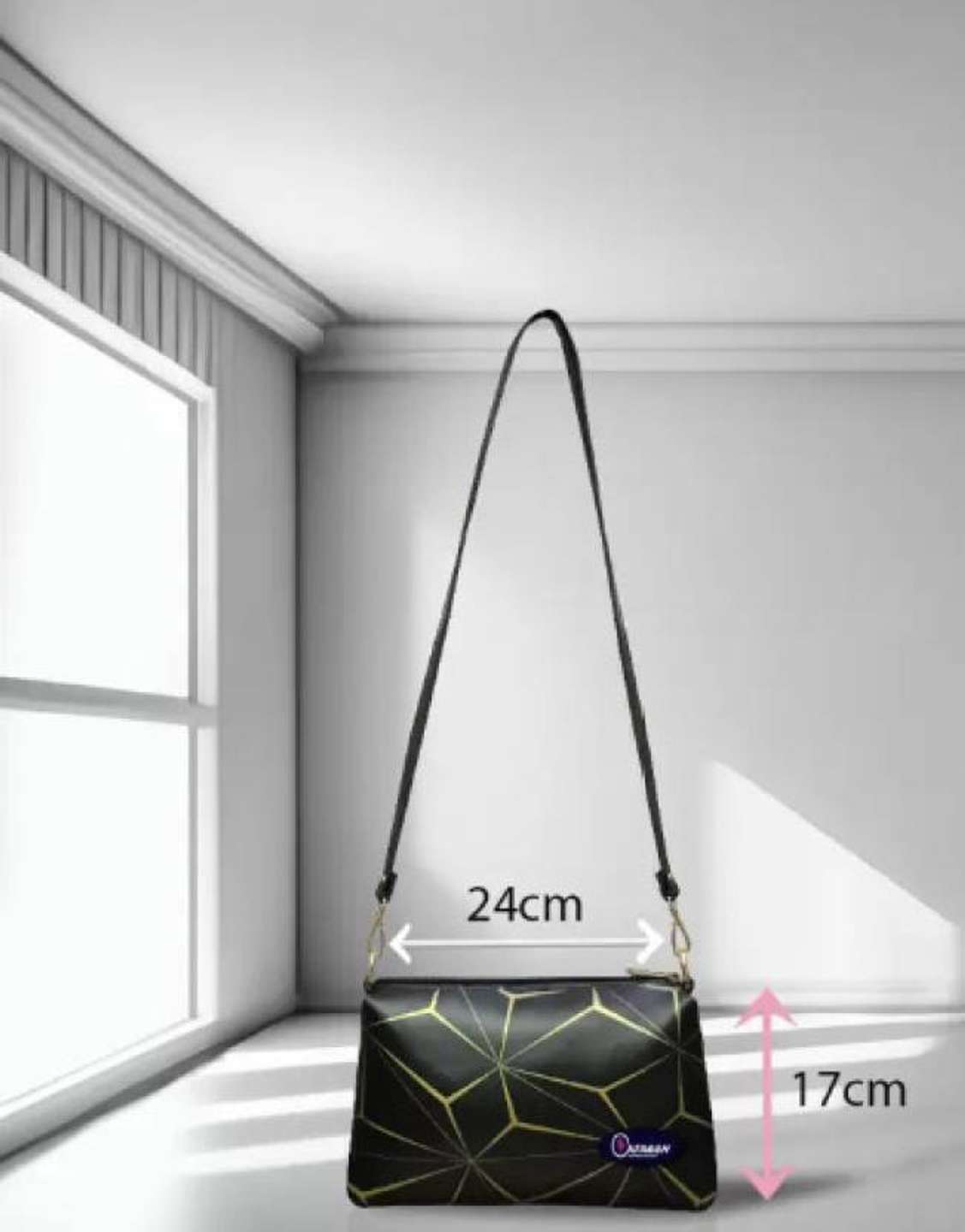 White, Black Sling Bag White,Black Sling Bag for Women Price in India