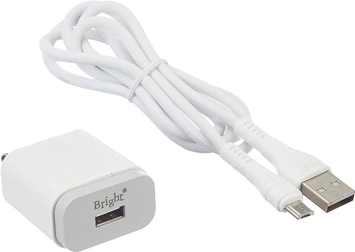 Bright CH-03 USB Fast Charger 2.4A with Micro usb Power Meter for Cables