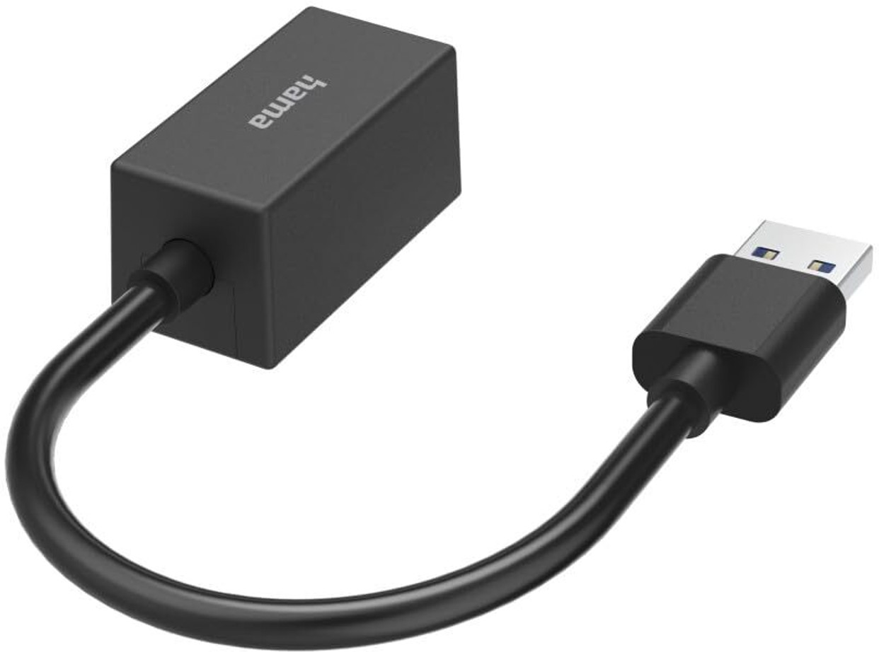 HAMA 200325 Network Adapter,USB Plug-LAN/Ethernet