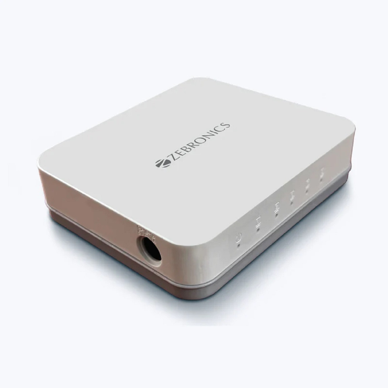 ZEBRONICS ZEB-ETS5M 5 Ports 100 Mbps Smart Network Switch (White)