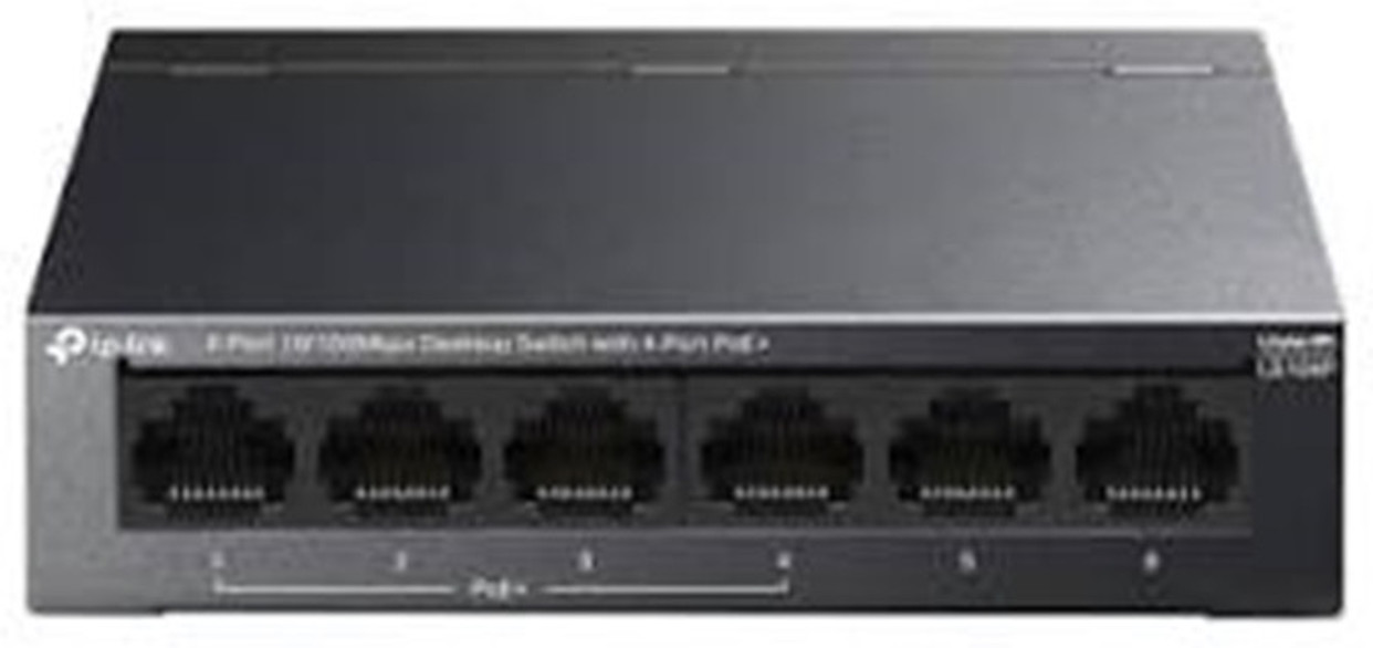 TP-Link LS106P 10/100Mbps, 4Port PoE+ 65W, Isolation Mode