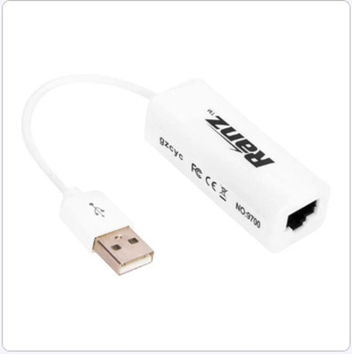 Ranz RZ-LN20 USB 2.0 TO Ethernet Adapter or Connecter LAN 2.0 USB LAN Card