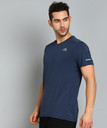 ADIDAS Self Design Men Round Neck Blue T-Shirt - Buy ADIDAS Self Design Men  Round Neck Blue T-Shirt Online at Best Prices in India | Flipkart.com