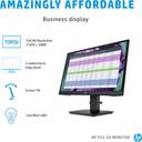 HP 54.61 cm (22 Inch) Full HD LED Backlit IPS Panel with all 3 ports ...