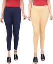 EDNIT ENTERPRISES Ankle Length Ethnic Wear Legging  (Blue, Beige, Solid)
