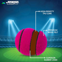 Lot De 6 Balles De Cricket Jaspo US - Légères, Caoutchouc Naturel, Jaunes