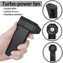 thumbnail image 2 of Jet Dry Mini Blower – 130,000 RPM Portable Turbo Air Blower – Super Jet Fan – Black 2 of 5