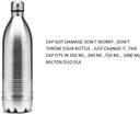 Milton Duo DLX 350 - Thermos In Acciaio Inox 350 Ml, Isolato Sottovuoto 24h, Colore Argento - 2