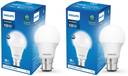 PHILIPS 10 W Standard B22 LED Bulb (White, Pack of 2) deal from flipkart