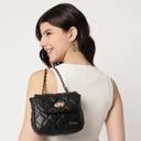 Fastrack Women Black Sling Bag