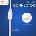 MURPHY 220V AC LED Rope Light Pin Connector – White (Pack of 6) LED ...