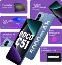 POCO C51 (Royal Blue, 64 GB) (4 GB RAM)