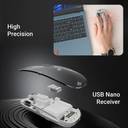 ZEBRONICS Sheer Wireless Ambidextrous Optical Mouse Rechargeable ...