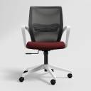 Godrej Interio Sally Mid Back Fabric Office Arm Chair Price in India ...