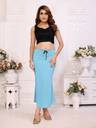 YM CLOTHING'S BG-SW-SKY BLUE Polycotton Petticoat  (XXL)
