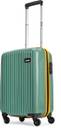 ALFA by VIP Small Cabin Suitcase (55 cm) 4 Wheels - Excel Polypropylene | Trolley Bag With Combination Lock - Green