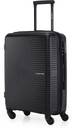 Stony Brook by Nasher Miles Small Cabin Suitcase (55 cm) 4 Wheels - Crescent Hard-Sided Polypropylene Cabin Black 55cm Trolley Bag - Black