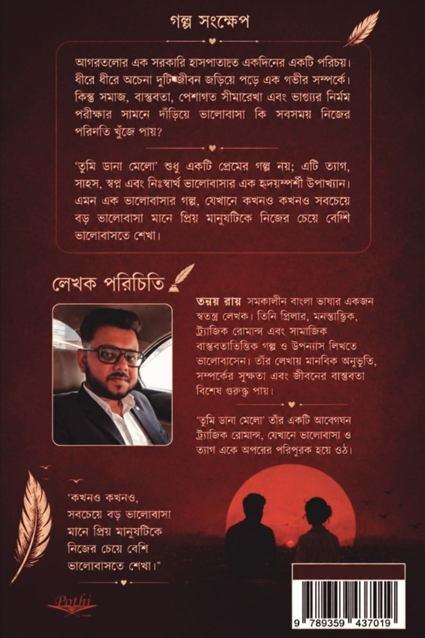 তুমি ডানা মেলো Back Cover