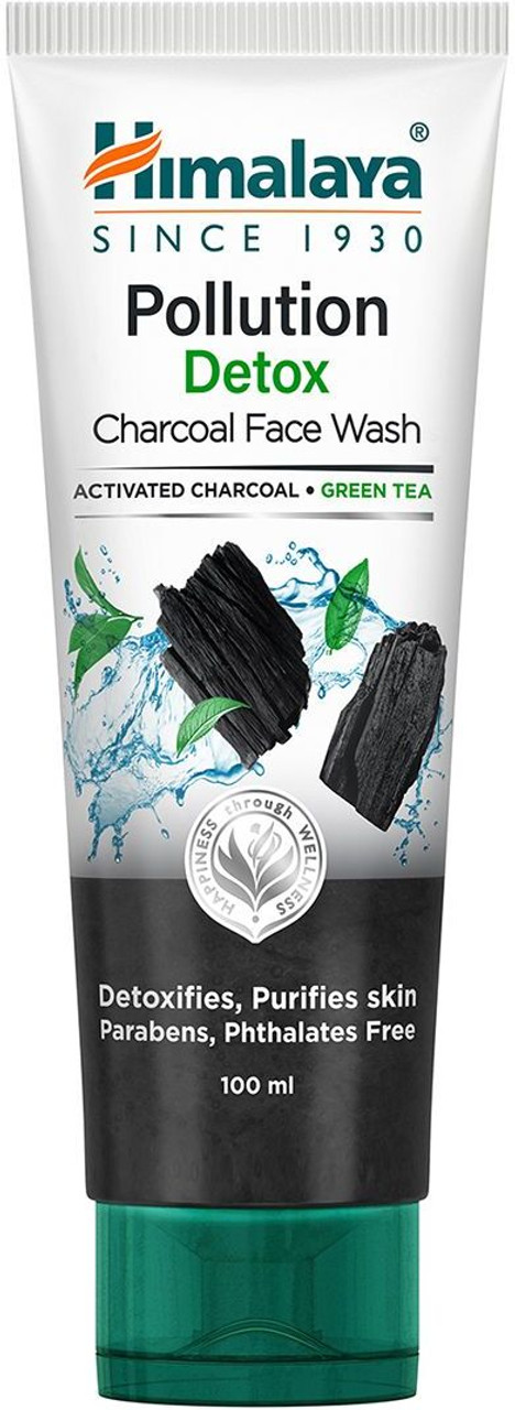 HIMALAYA SINCE 1930 POLLUTION DETOX CHARCOAL FACE WASH 100ML HIMALAYA SINCE 1930 POLLUTION DETOX CHARCOAL FACE WASH 100ML