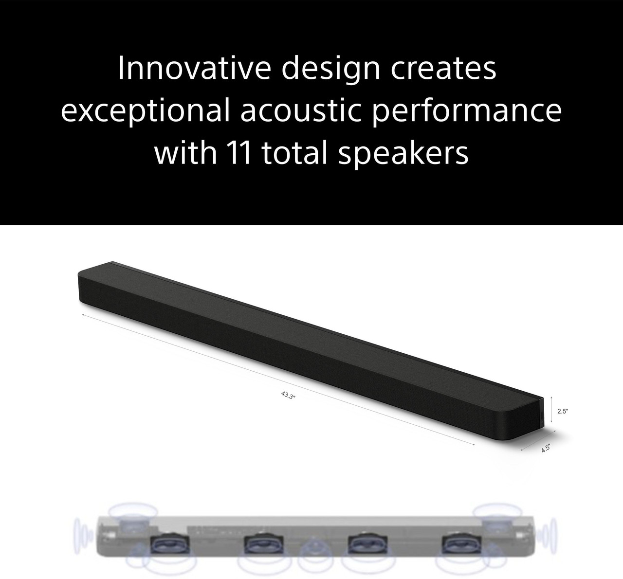 Sony BRAVIA Theatre Bar 8 Dolby Atmos Soundbar (HT-A8000) with 360 Spatial Sound Mapping sound bar price comparison image - view 12