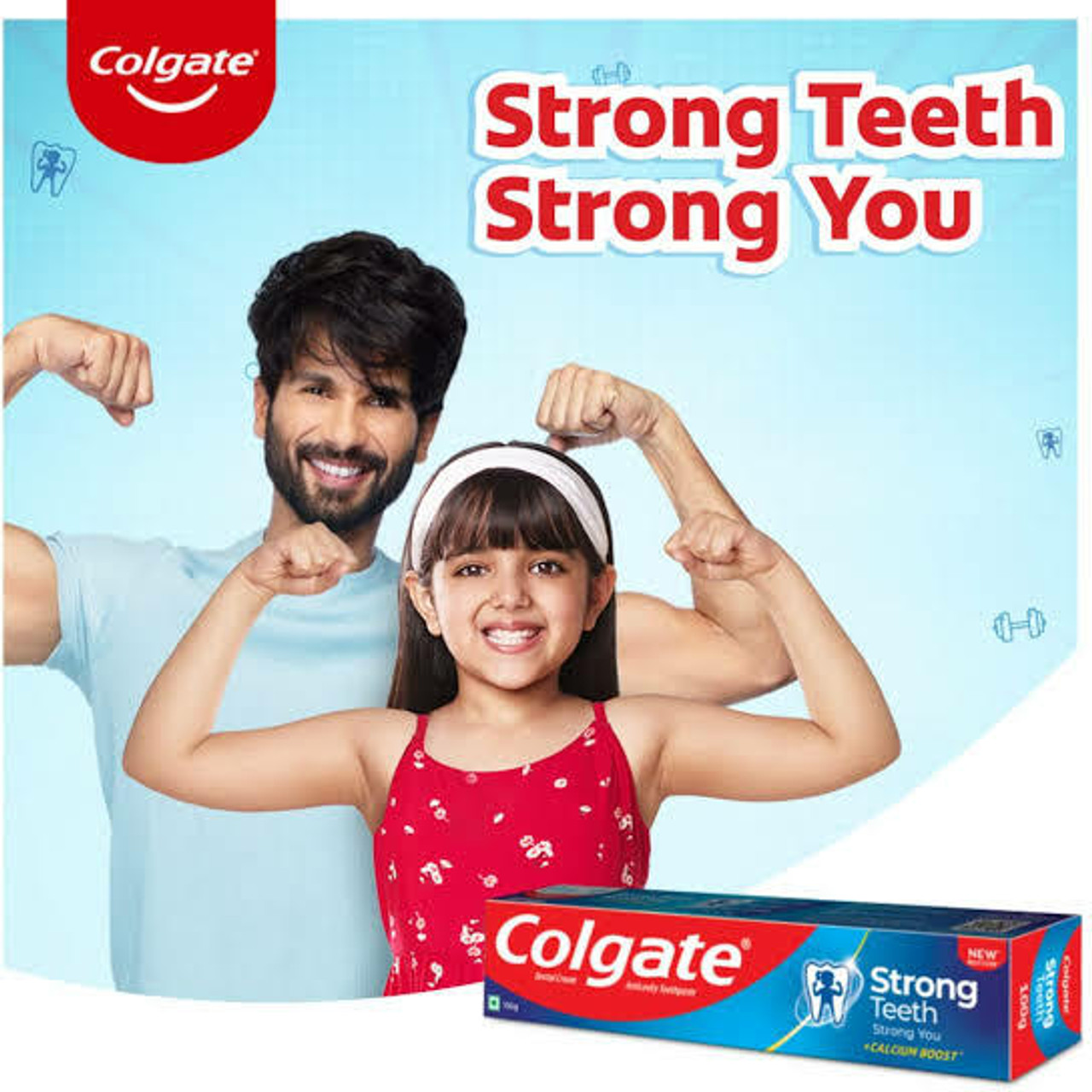 Colgate Strong Toothpaste (200G * 2 + 100G)