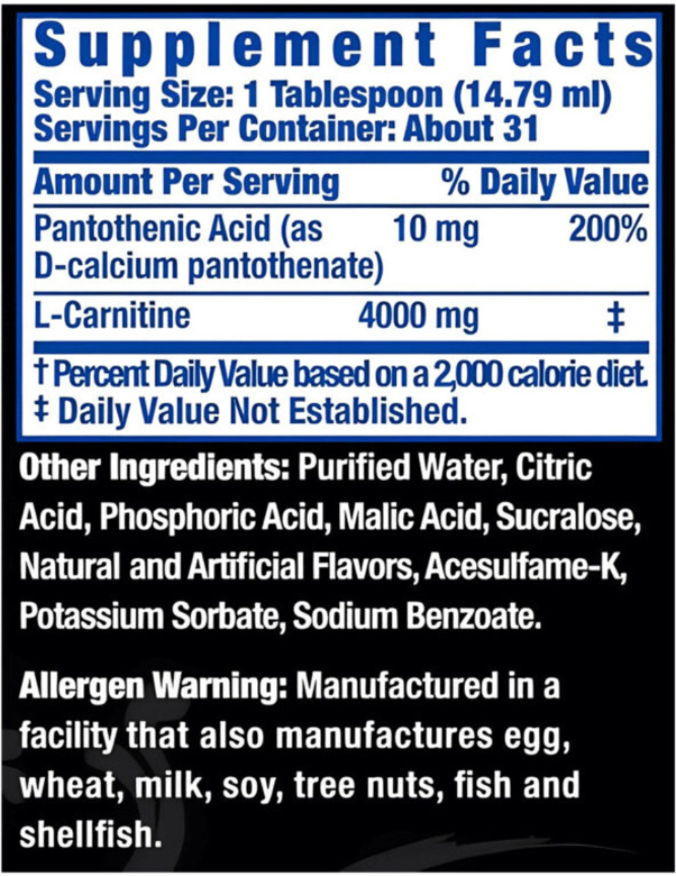 RC L-CARNITINE 4000 MG view 4