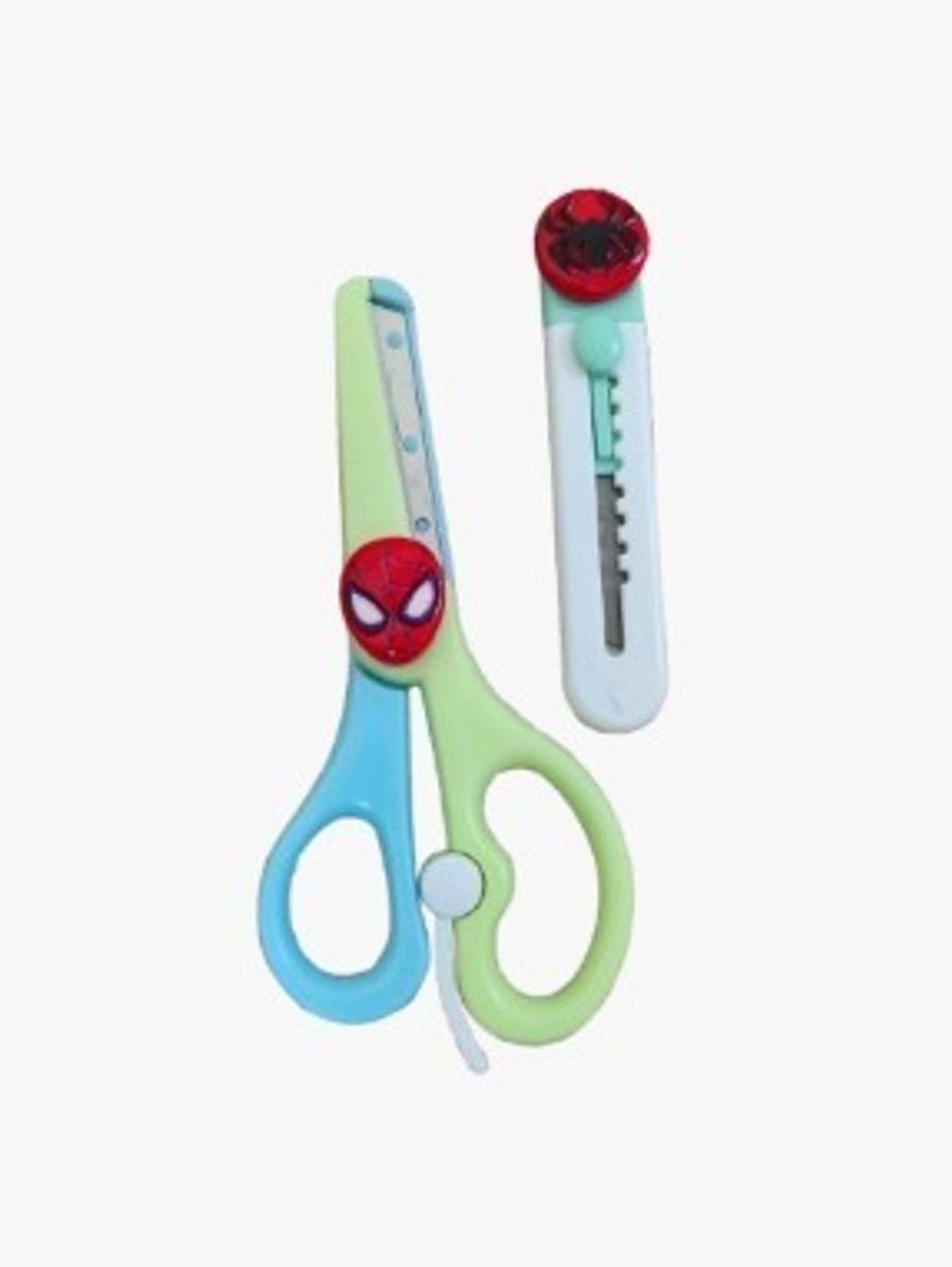 Spider Hero Kids Safety Scissors with Protective Cover for School & Craft Use ()
